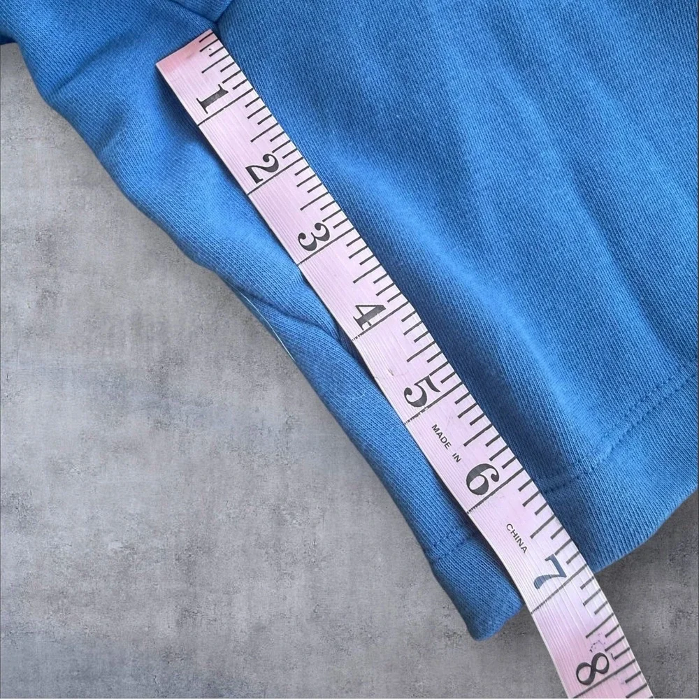 GAP French Terry Sweat Shorts XL Blue Elastic Drawstring Waist Comfort Pull-on